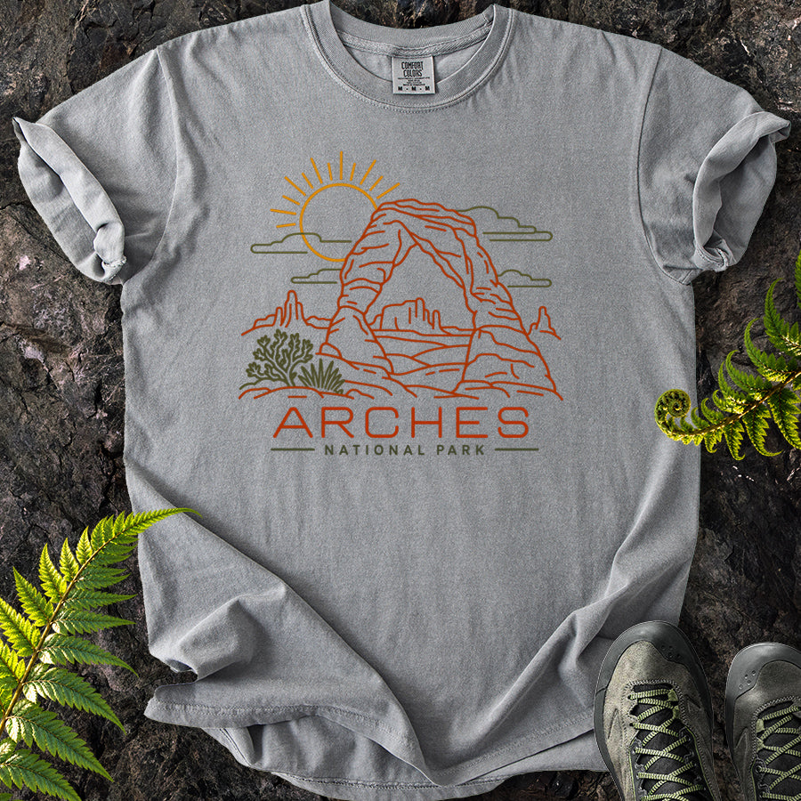 Delicate Arch Lines T-Shirt