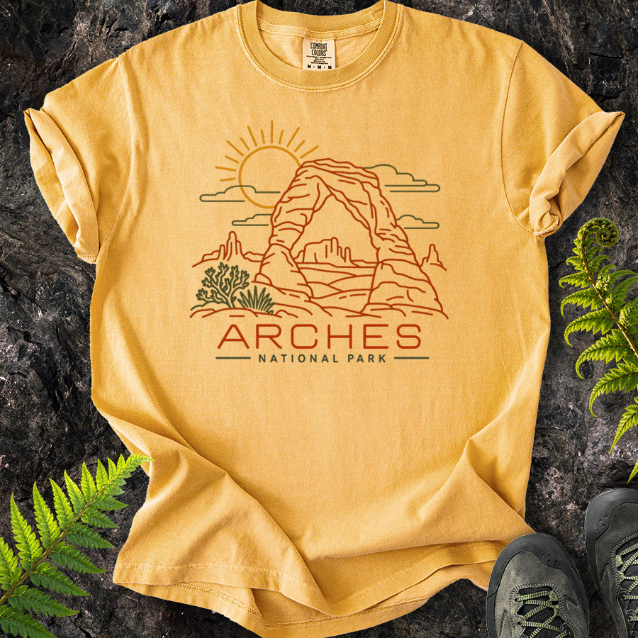 Delicate Arch Lines T-Shirt