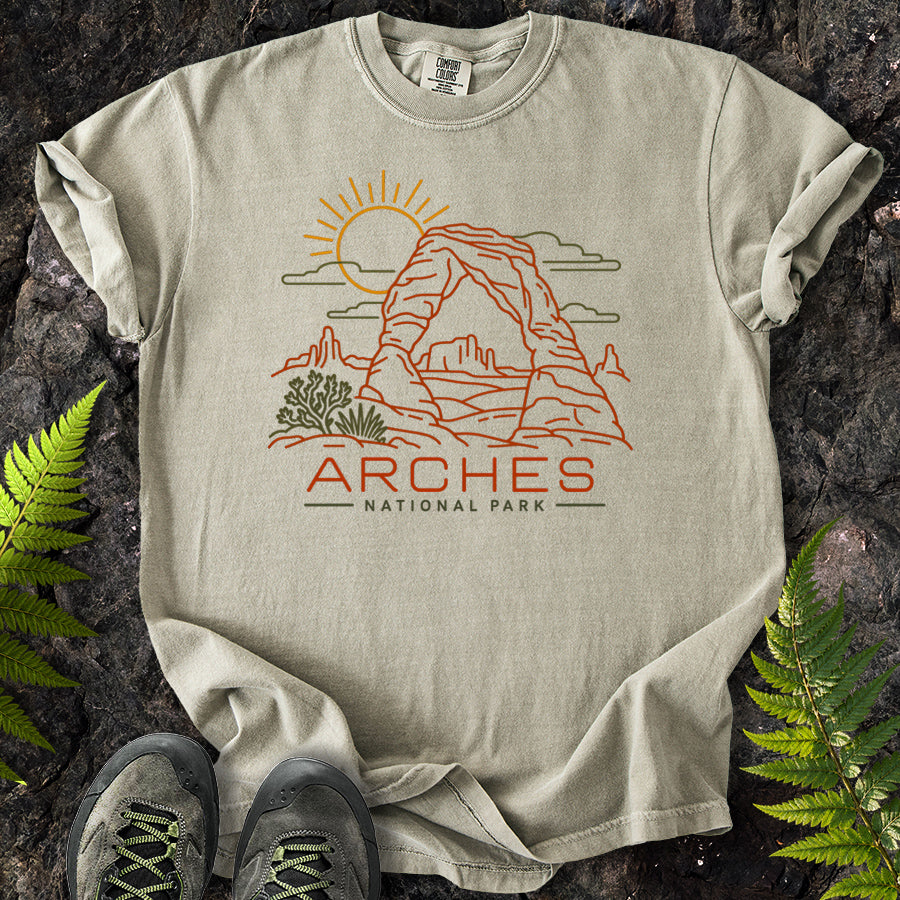 Delicate Arch Lines T-Shirt