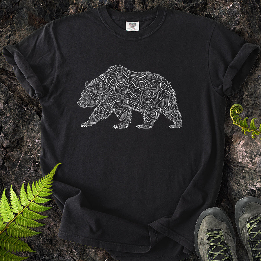 Grizzly Bear Swirl T-Shirt