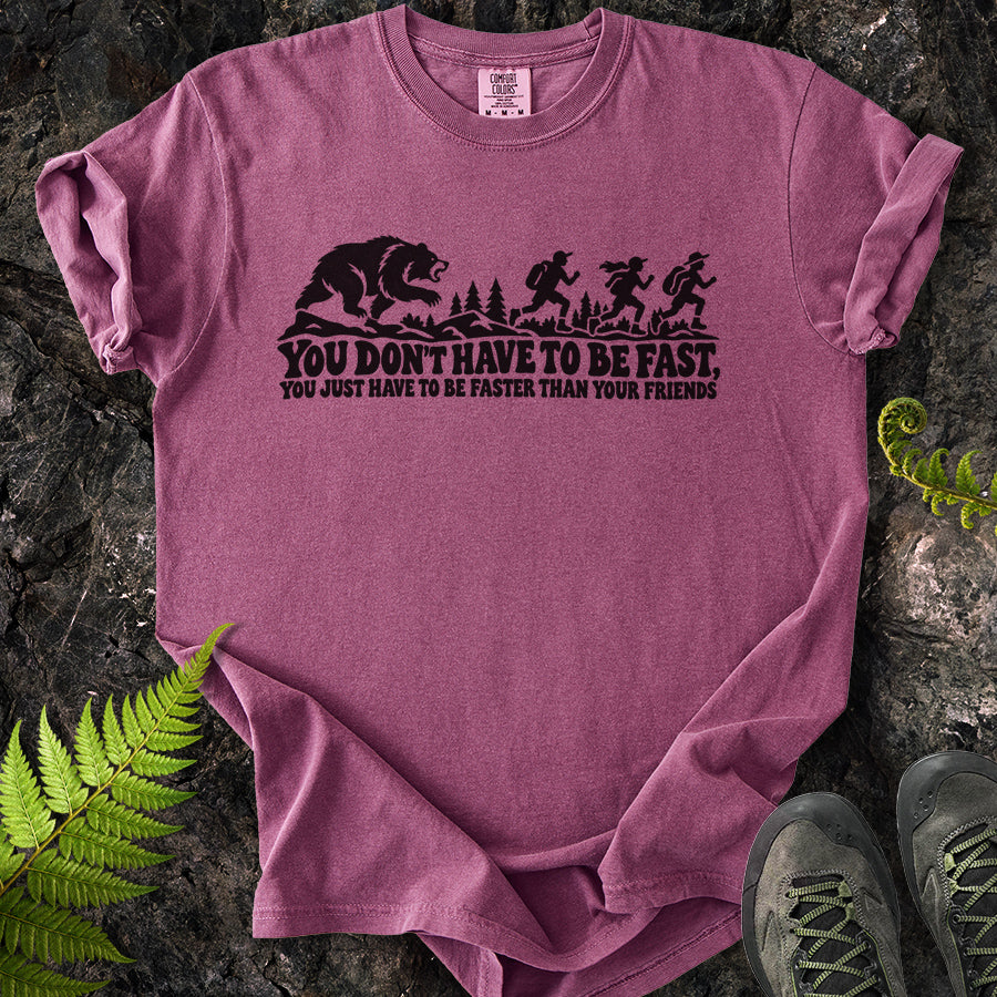 Faster Than Your Friends Silhouette T-Shirt
