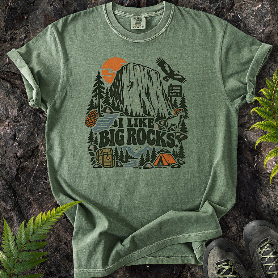 I Like Big Rocks Yosemite T-Shirt