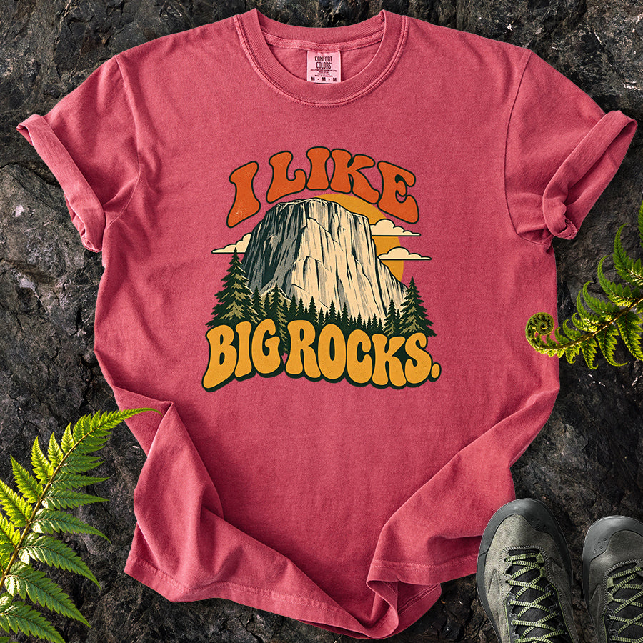 I Like Big Rocks Retro T-Shirt