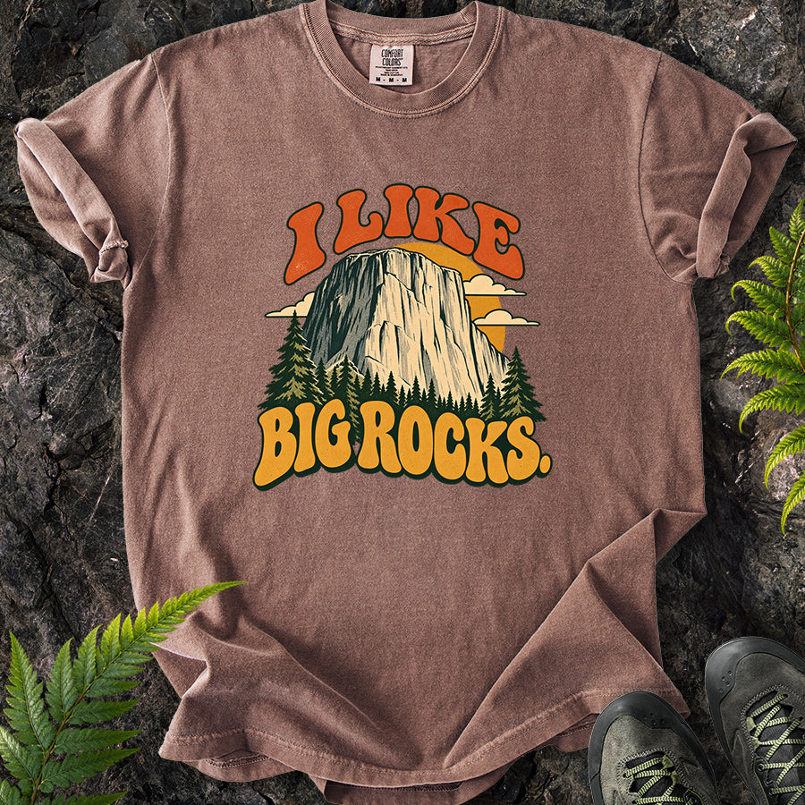 I Like Big Rocks Retro T-Shirt