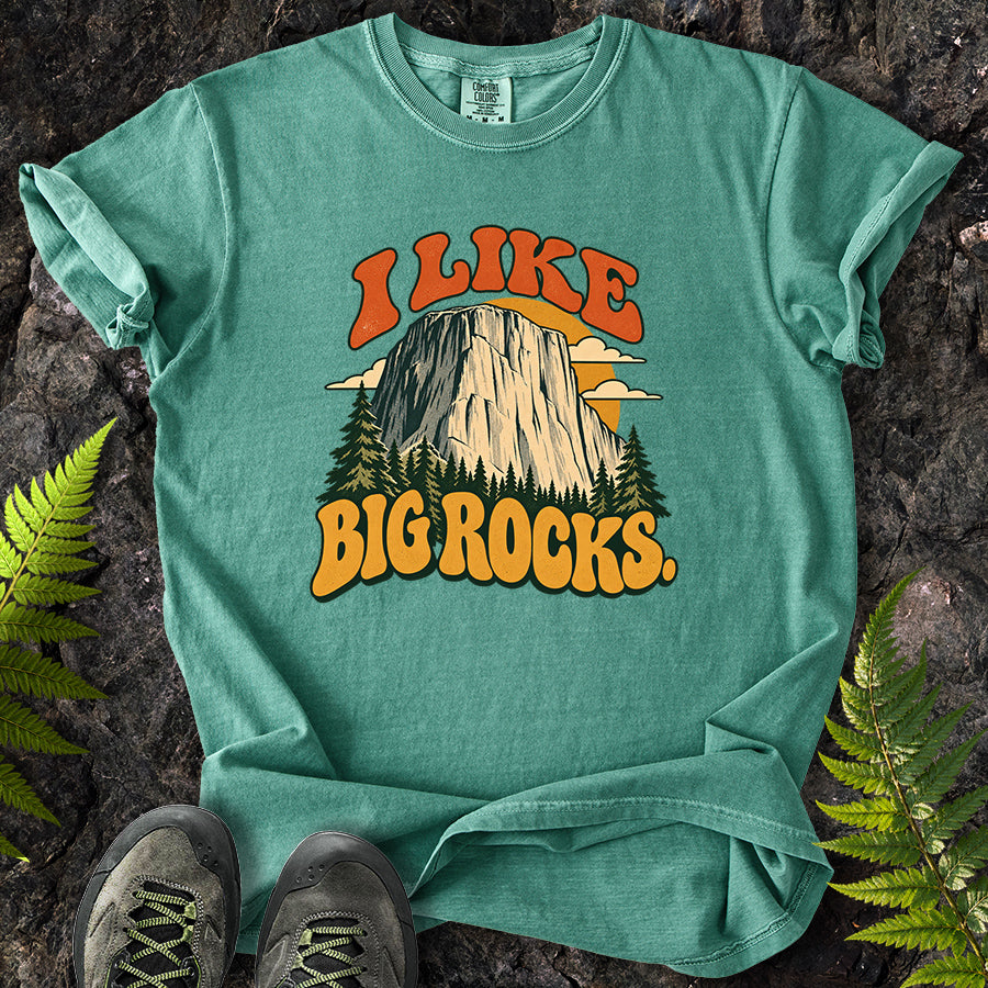 I Like Big Rocks Retro T-Shirt