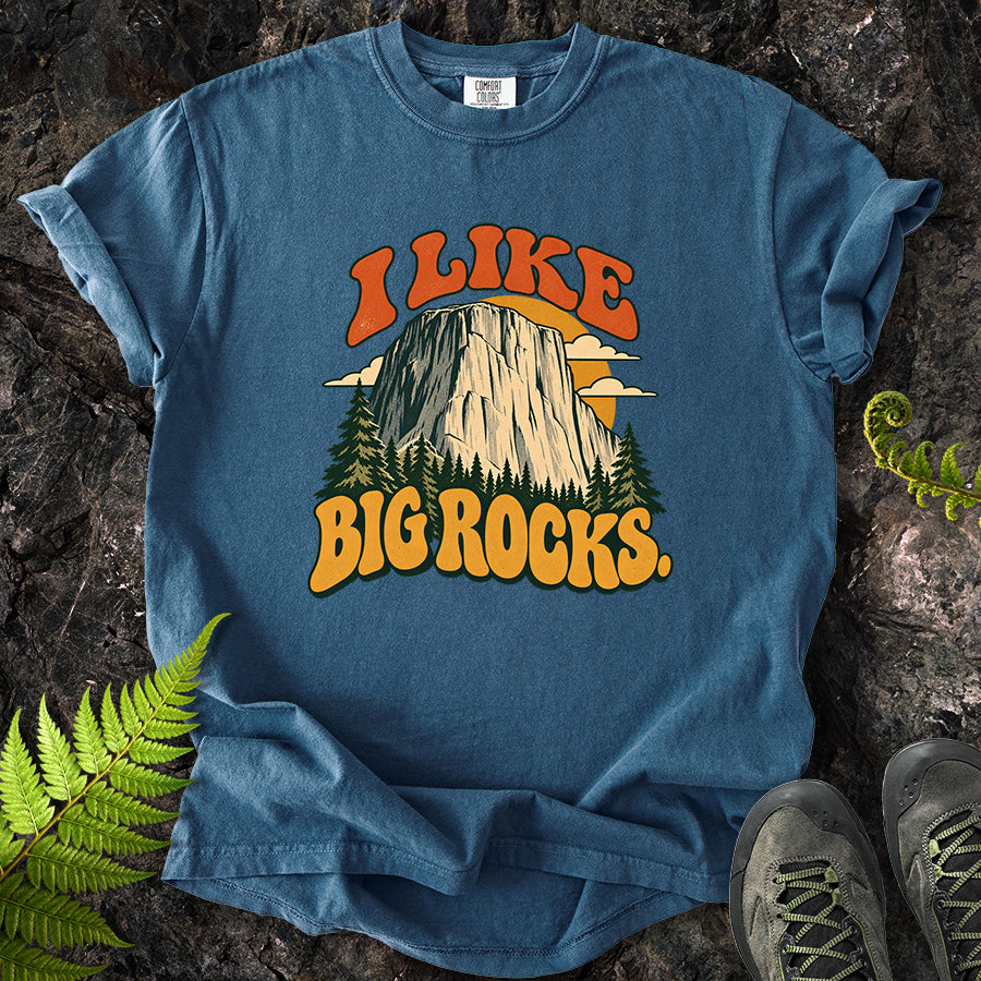 I Like Big Rocks Retro T-Shirt