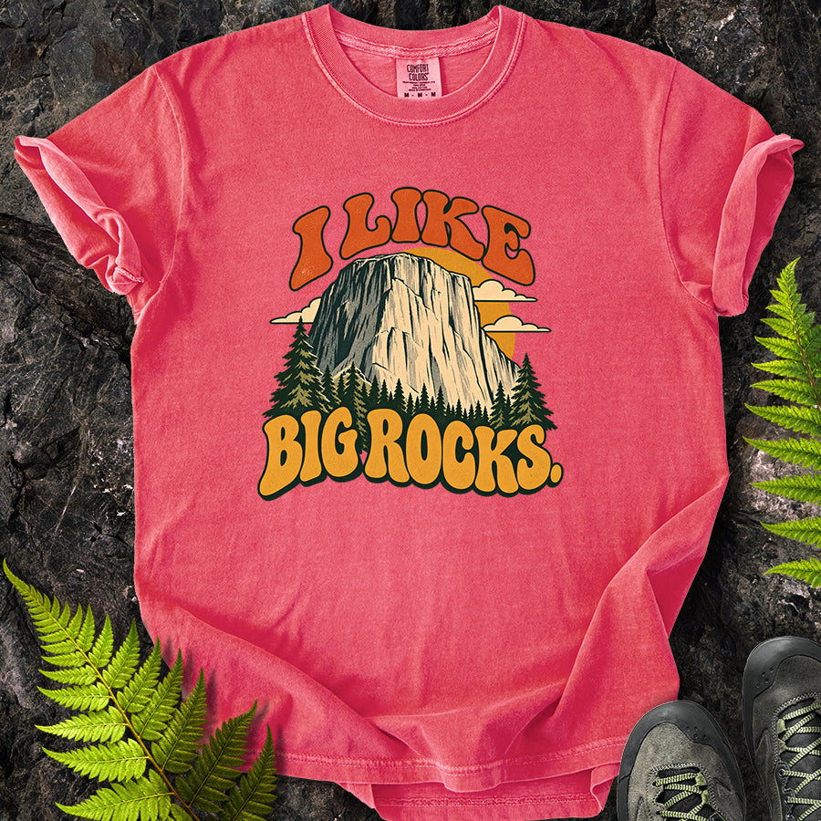 I Like Big Rocks Retro T-Shirt
