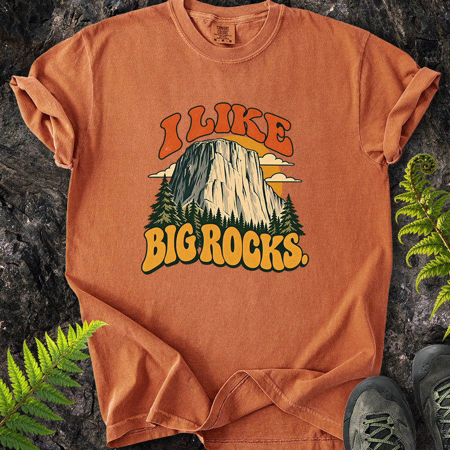 I Like Big Rocks Retro T-Shirt