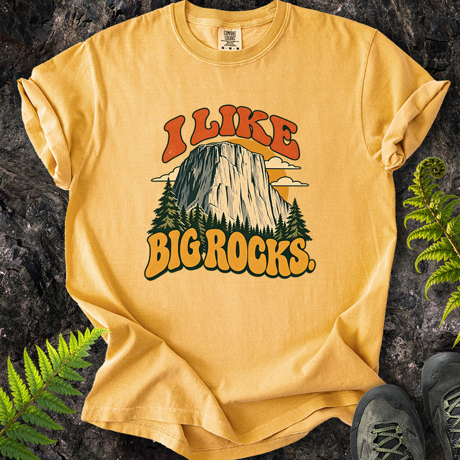 I Like Big Rocks Retro T-Shirt