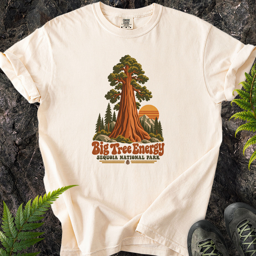 Big Tree Energy Sequoia Red T-Shirt
