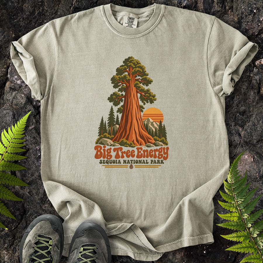 Big Tree Energy Sequoia Red T-Shirt