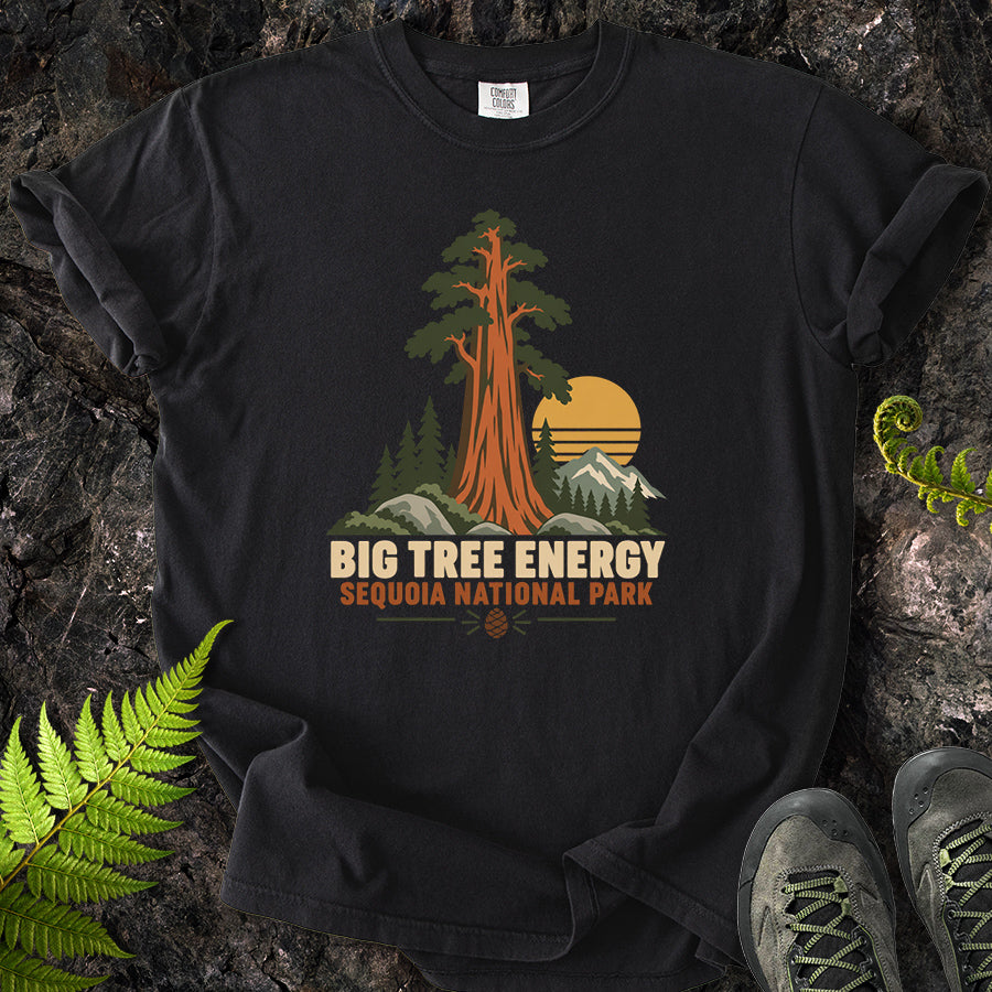 Big Tree Energy Sequoia White T-Shirt