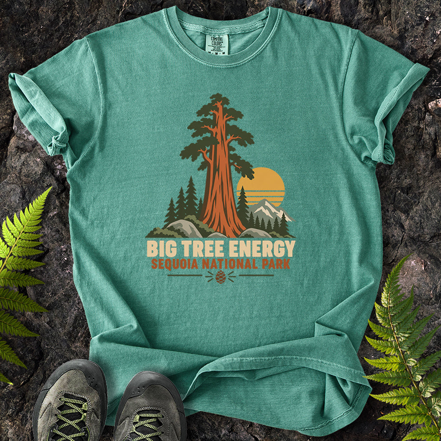Big Tree Energy Sequoia White T-Shirt