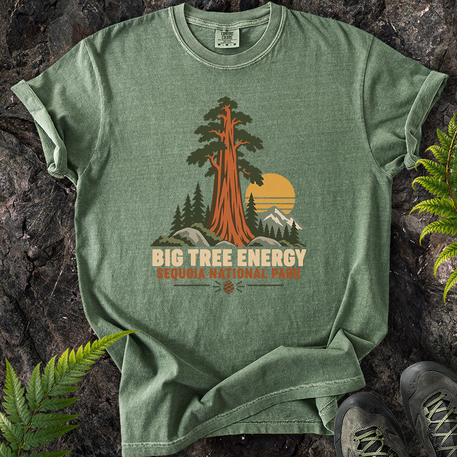Big Tree Energy Sequoia White T-Shirt