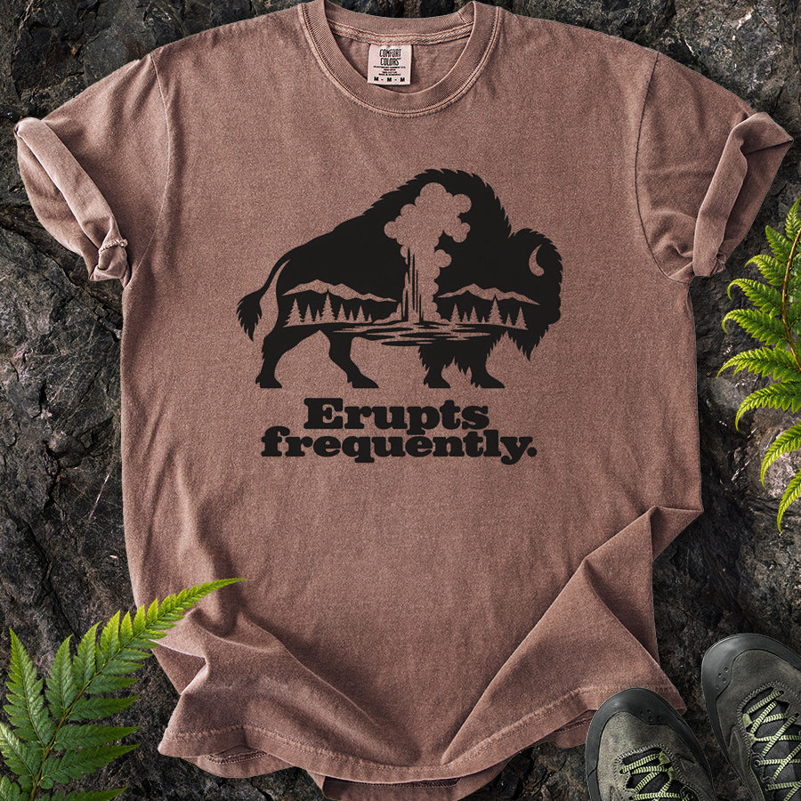 Erupts Frequently Buffalo Silhouette T-Shirt