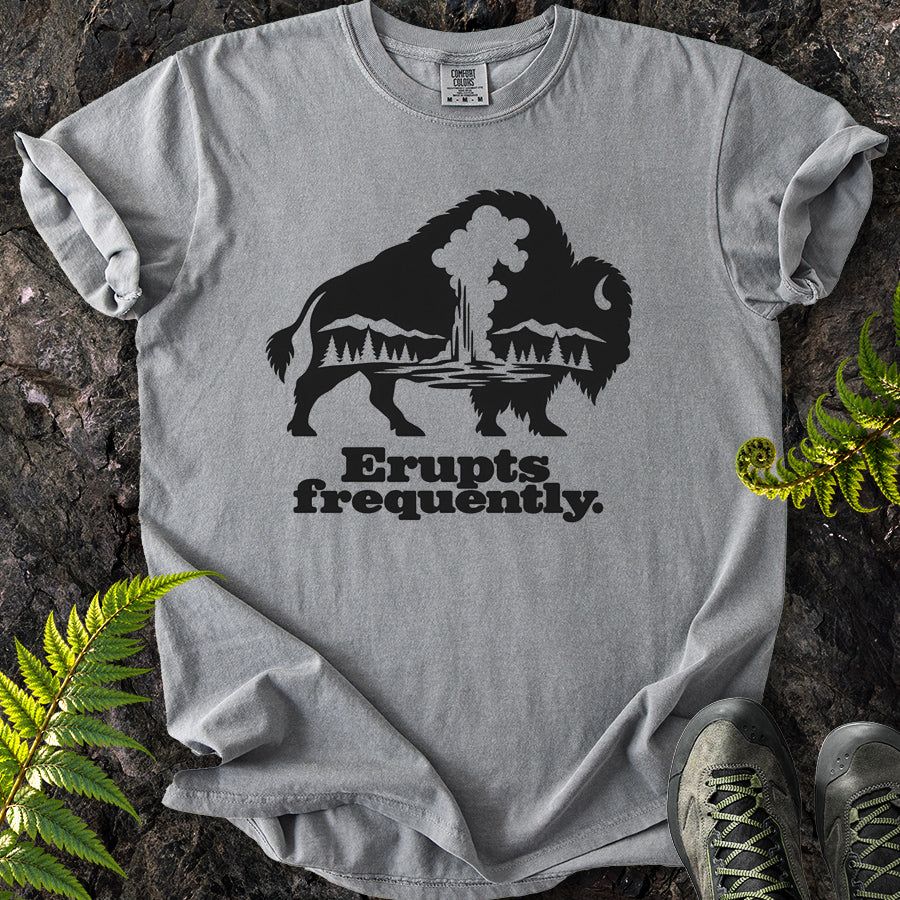Erupts Frequently Buffalo Silhouette T-Shirt