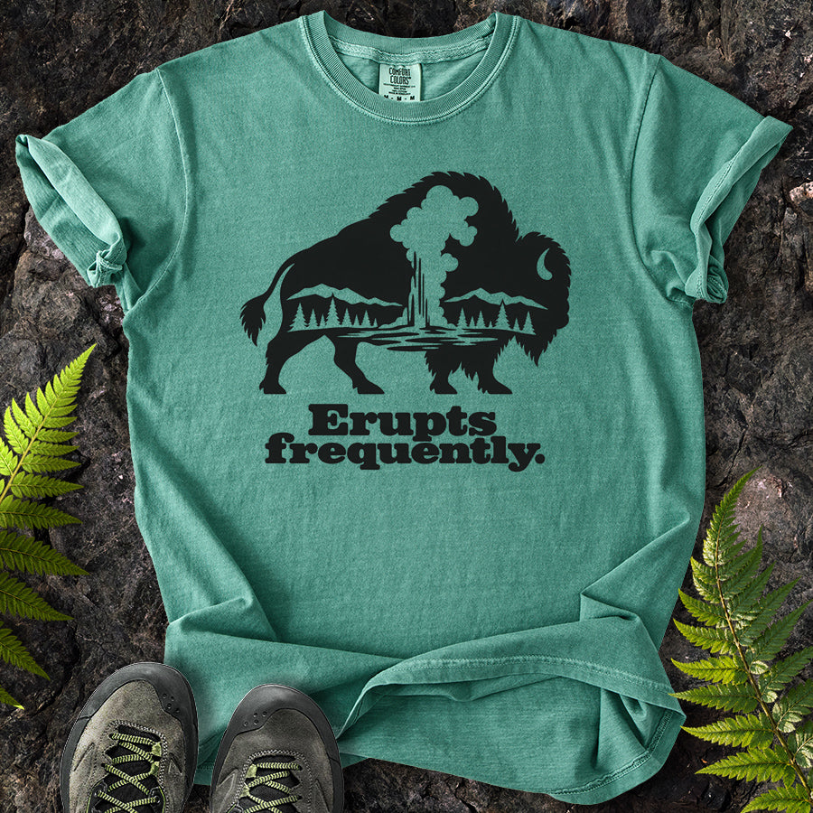 Erupts Frequently Buffalo Silhouette T-Shirt