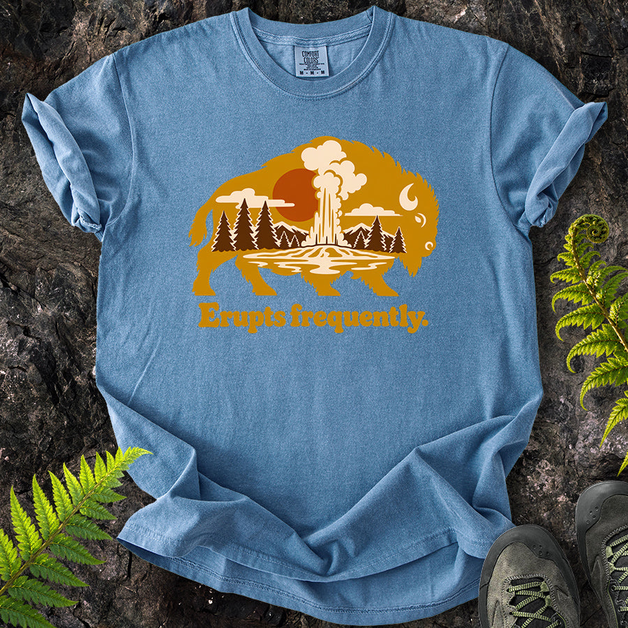 Erupts Frequently Buffalo Wildscape T-Shirt