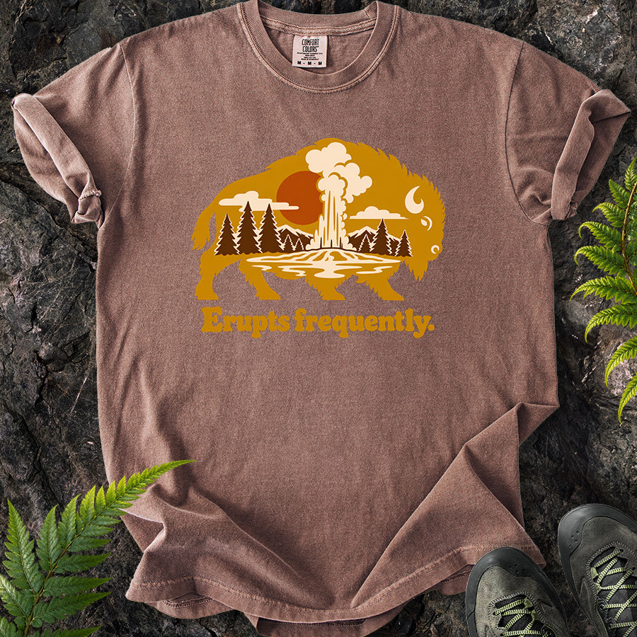 Erupts Frequently Buffalo Wildscape T-Shirt