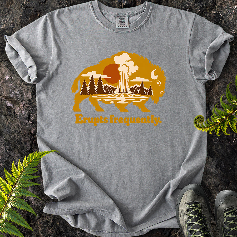 Erupts Frequently Buffalo Wildscape T-Shirt