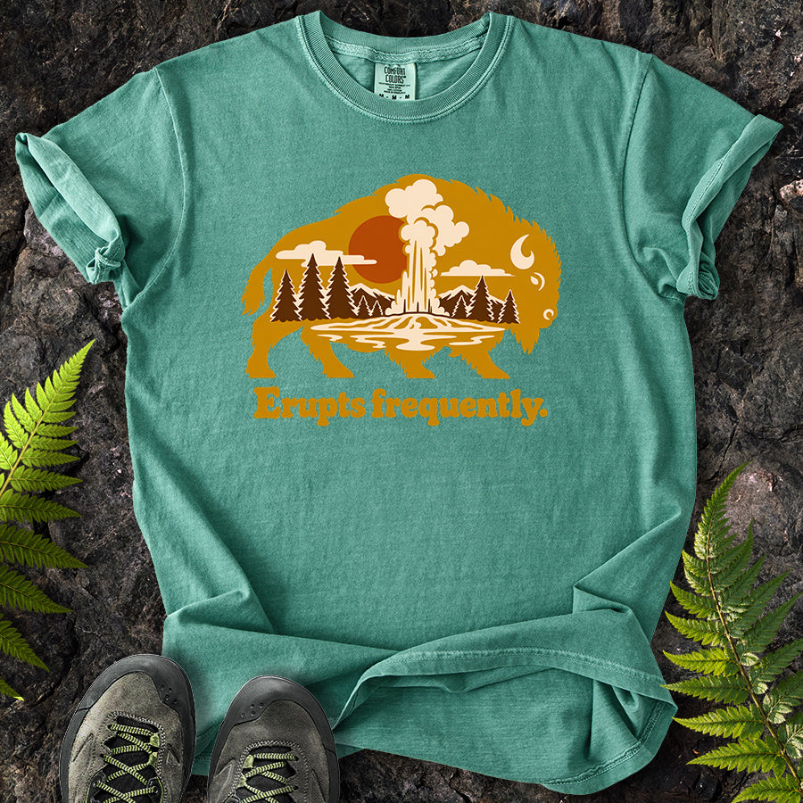 Erupts Frequently Buffalo Wildscape T-Shirt