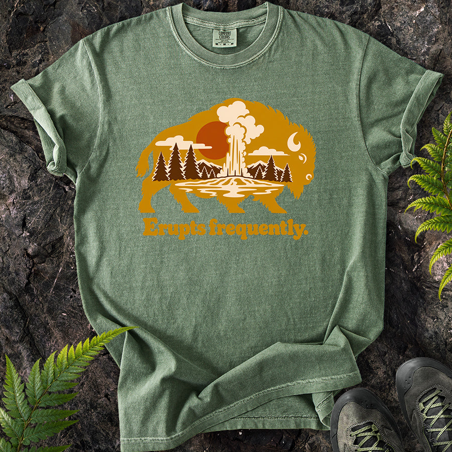 Erupts Frequently Buffalo Wildscape T-Shirt