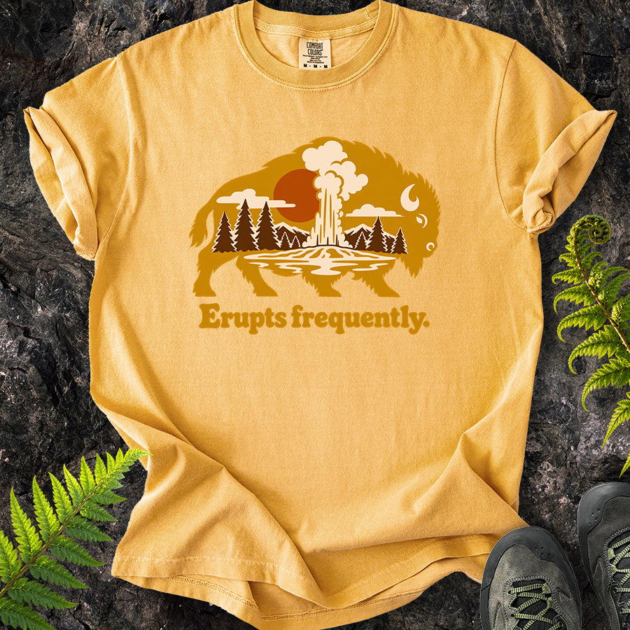 Erupts Frequently Buffalo Wildscape T-Shirt