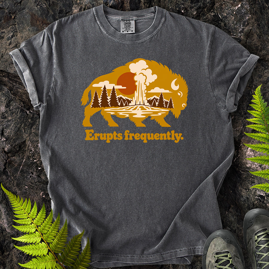 Erupts Frequently Buffalo Wildscape T-Shirt