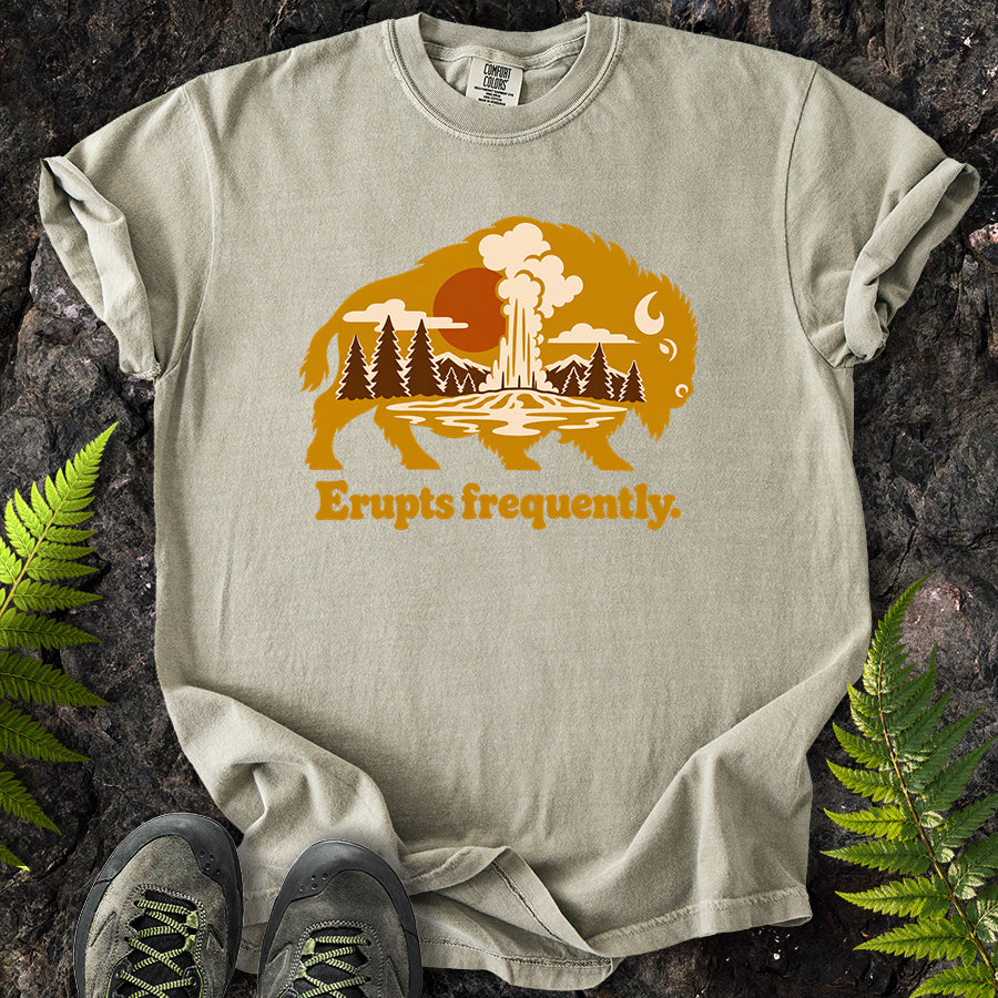 Erupts Frequently Buffalo Wildscape T-Shirt