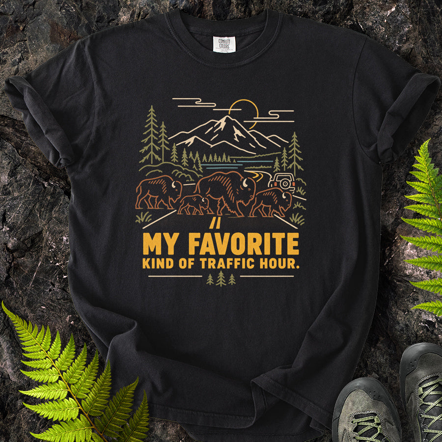 My Favorite Kind Of Traffic Buffalo Lines T-Shirt