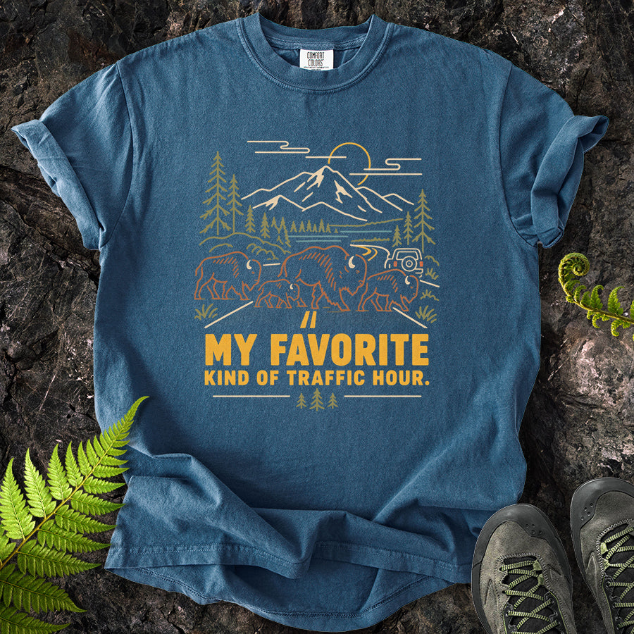 My Favorite Kind Of Traffic Buffalo Lines T-Shirt