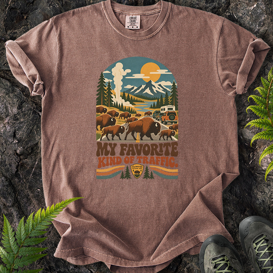 My Favorite Kind Of Traffic Buffalo Retro T-Shirt