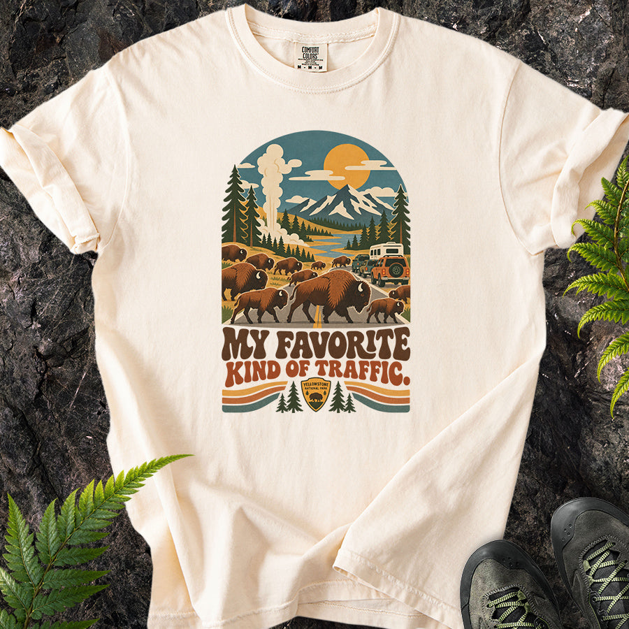 My Favorite Kind Of Traffic Buffalo Retro T-Shirt