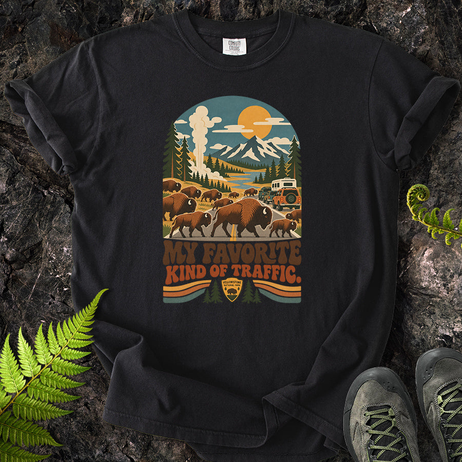 My Favorite Kind Of Traffic Buffalo Retro T-Shirt