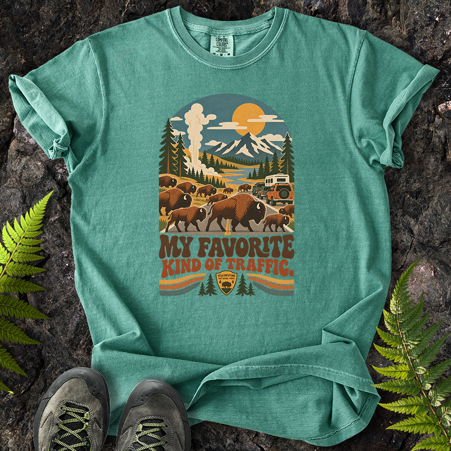 My Favorite Kind Of Traffic Buffalo Retro T-Shirt