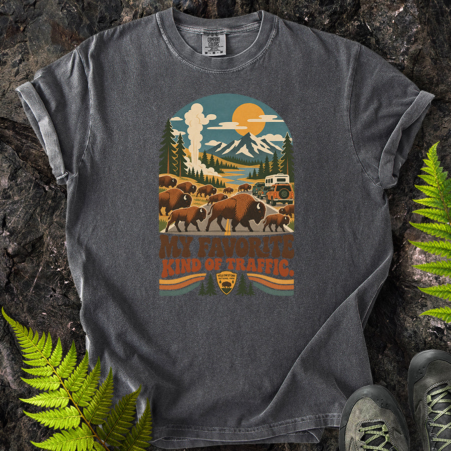 My Favorite Kind Of Traffic Buffalo Retro T-Shirt