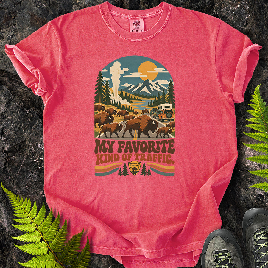 My Favorite Kind Of Traffic Buffalo Retro T-Shirt