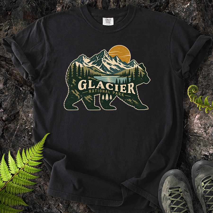 Glacier Bear Retro T-Shirt