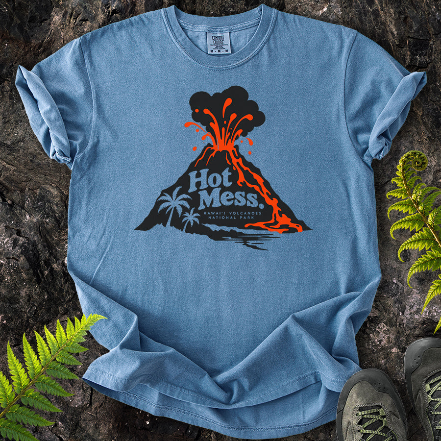 Hot Mess Hawaii Volcanoes T-Shirt