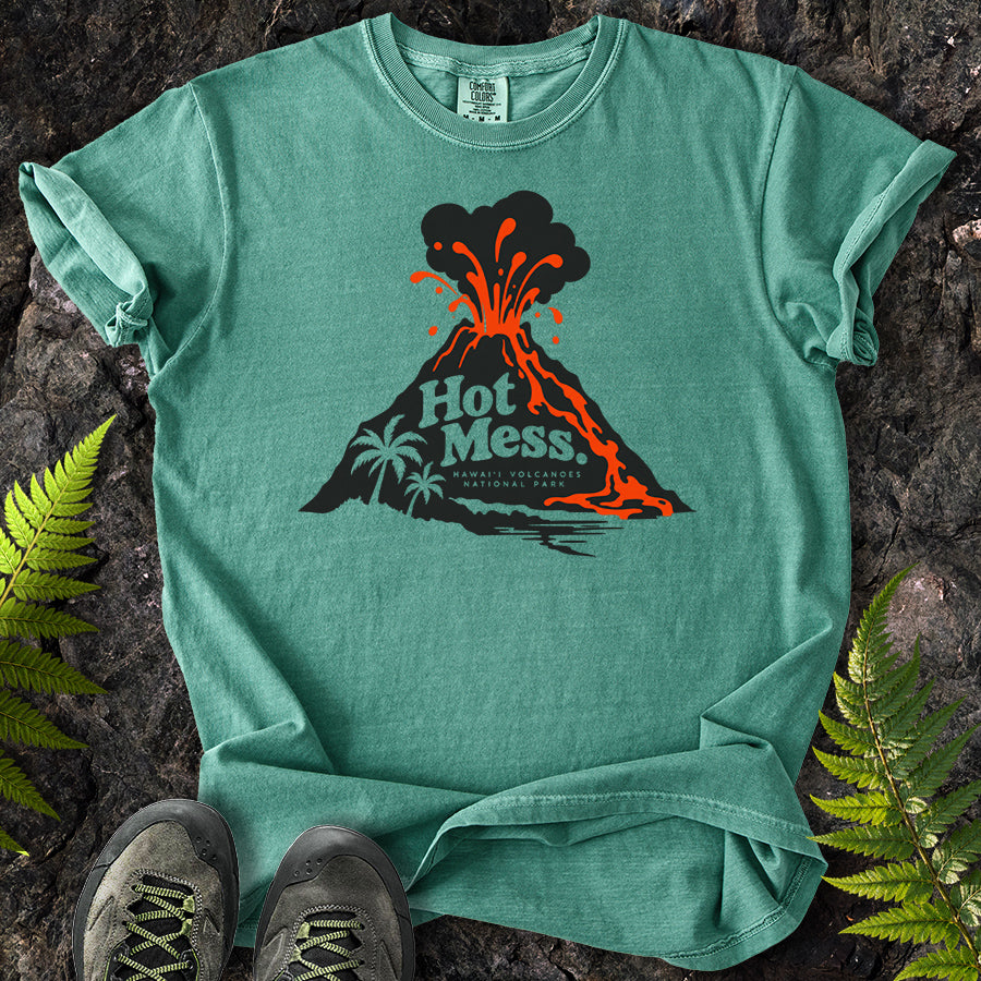 Hot Mess Hawaii Volcanoes T-Shirt