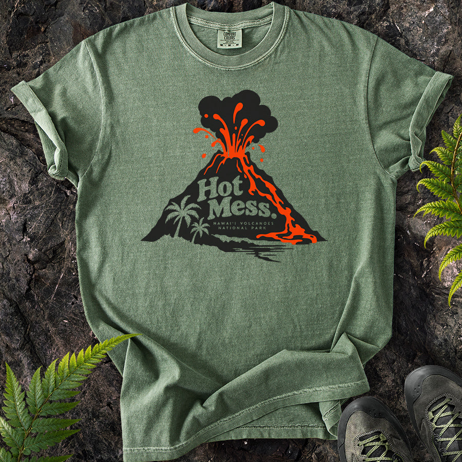Hot Mess Hawaii Volcanoes T-Shirt