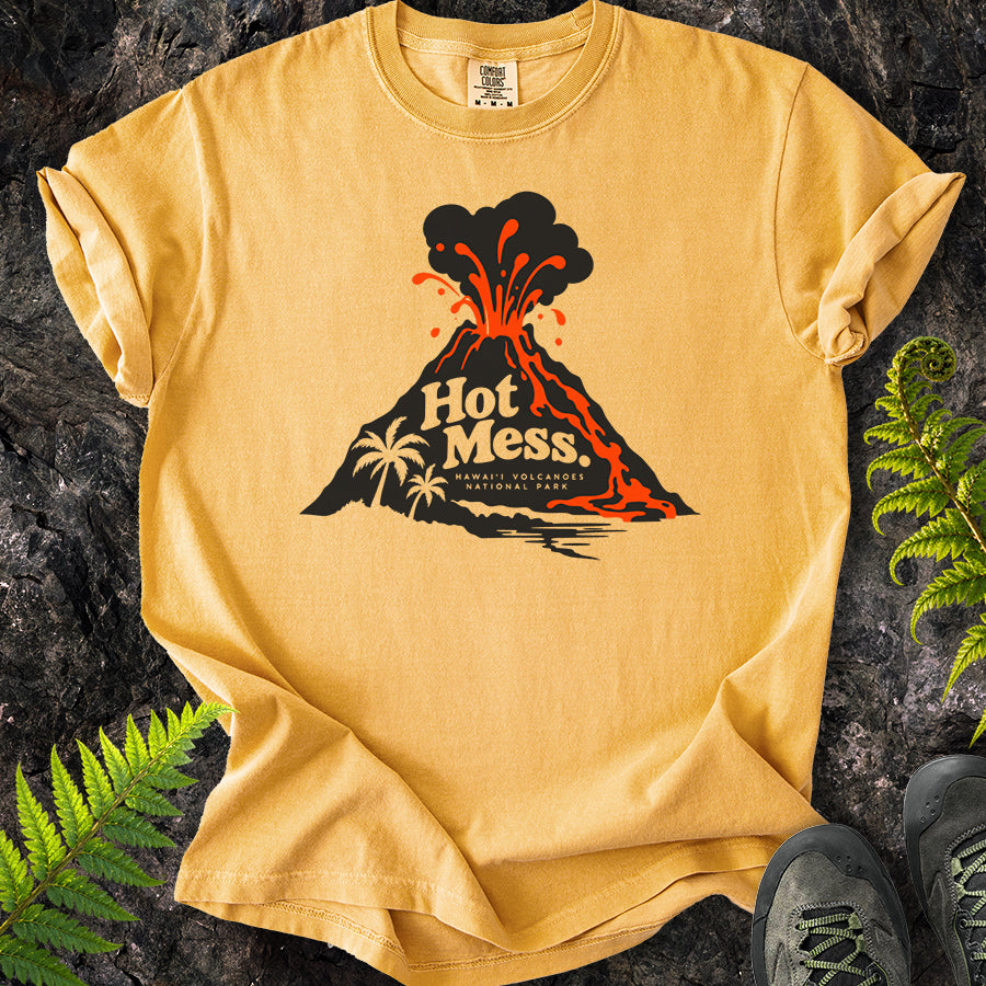 Hot Mess Hawaii Volcanoes T-Shirt