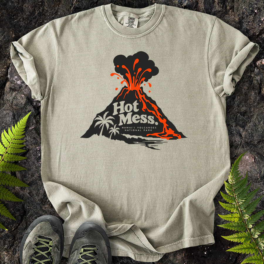 Hot Mess Hawaii Volcanoes T-Shirt