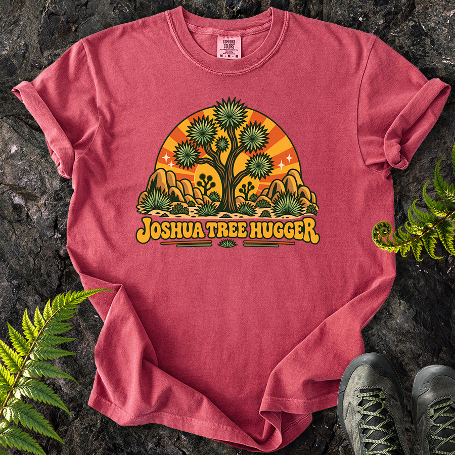 Joshua Tree Hugger Rays Retro T-Shirt