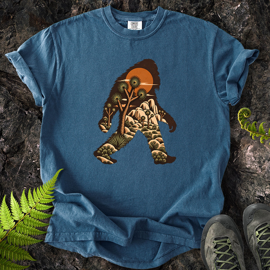 Joshua Tree Bigfoot Brown T-Shirt
