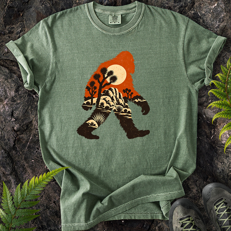Joshua Tree Bigfoot Red T-Shirt