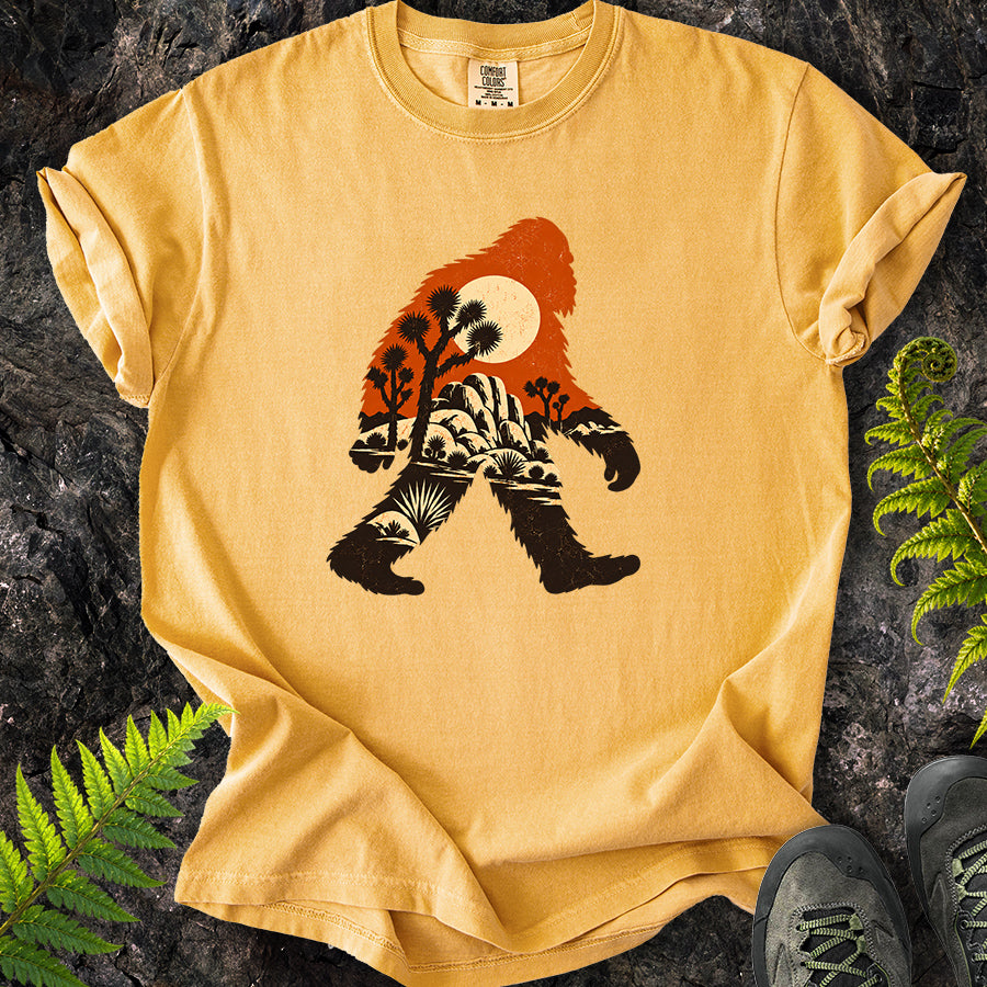 Joshua Tree Bigfoot Red T-Shirt