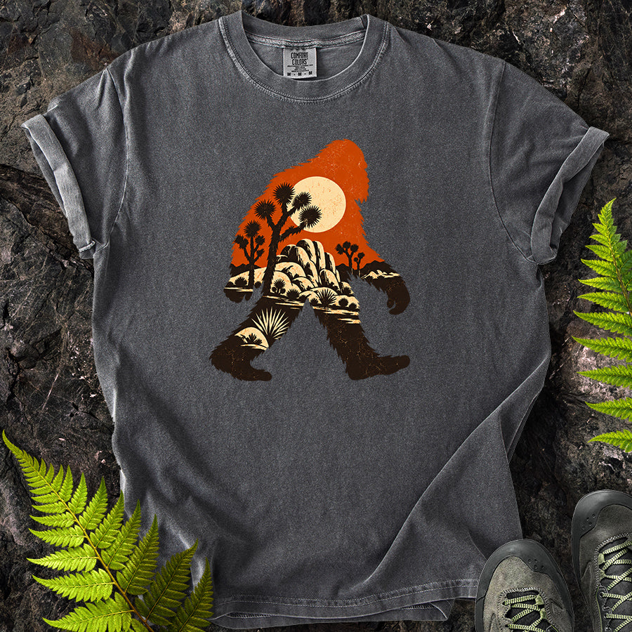 Joshua Tree Bigfoot Red T-Shirt