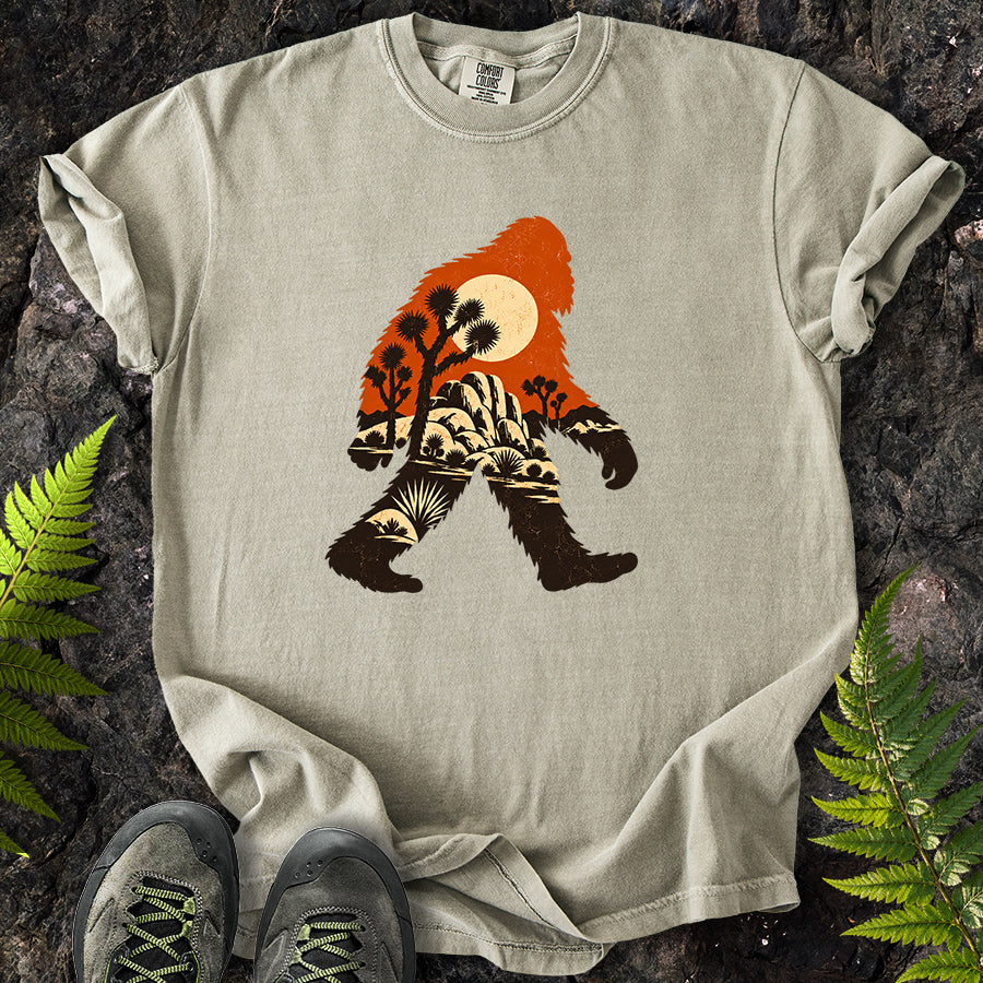 Joshua Tree Bigfoot Red T-Shirt