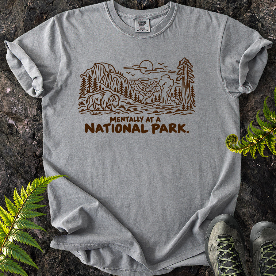 Mentally At A National Park T-Shirt